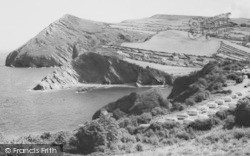 Lester Point And Hangman Hill c.1965, Combe Martin