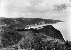 Lester Point And Hangman Walk 1940, Combe Martin