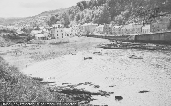 Photo of Combe Martin, Looking Out From The Harbour Beach c.1960