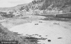 Looking Out From The Harbour Beach c.1960, Combe Martin