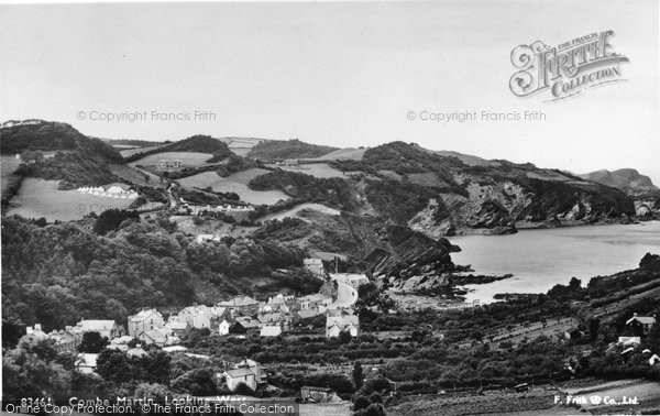 Photo of Combe Martin, Looking West 1930