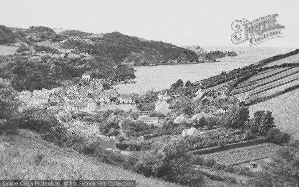Photo of Combe Martin, Looking West c.1960