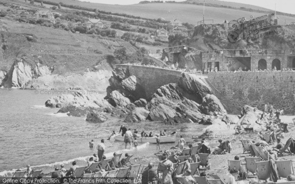 Photo of Combe Martin, Newberry Beach c.1955