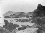 Sandy Bay And Hangmans Hill c.1890, Combe Martin