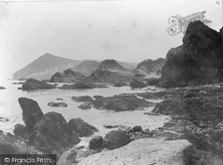 Sandy Bay And Hangmans Hill c.1890, Combe Martin