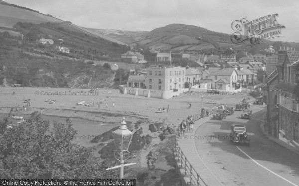 Photo of Combe Martin, Seaside Hill And Beach 1937
