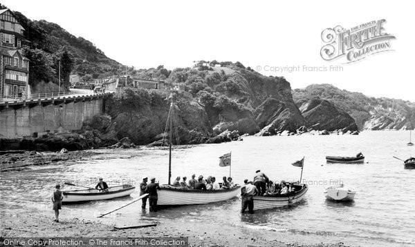 Photo of Combe Martin, Seaside Hill And Harbour c.1955