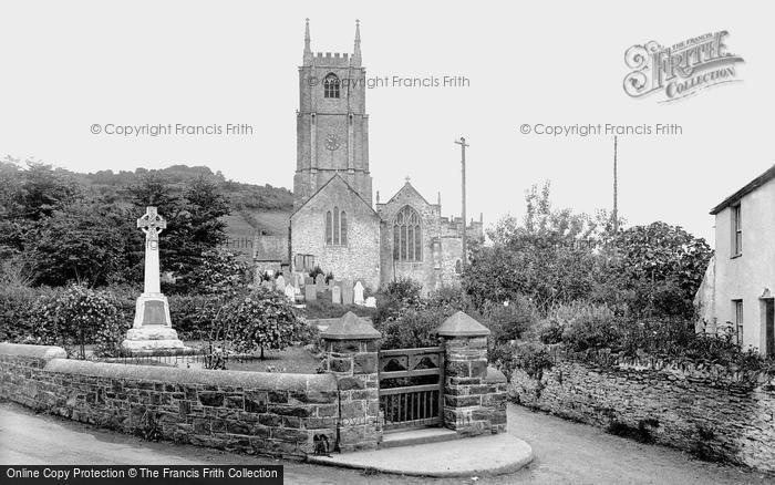 Photo of Combe Martin, St Peter's Church And War Memorial 1930