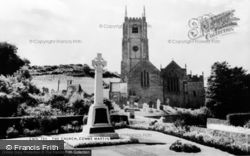 St Peter's Church And War Memorial c.1960, Combe Martin