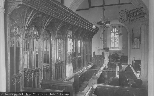 Photo of Combe Martin, St Peter's Church Screen 1937