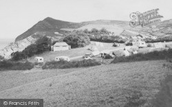 The Camping Site c.1960, Combe Martin