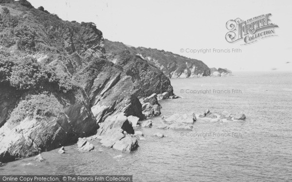 Photo of Combe Martin, The Coast From Newberry Beach c.1955