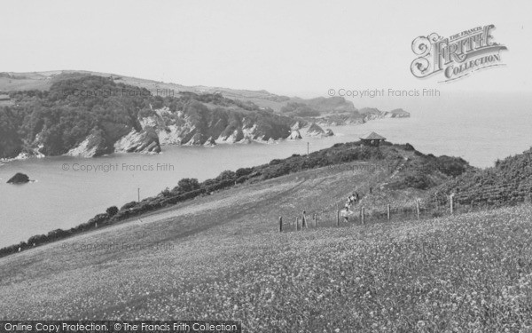 Photo of Combe Martin, The Coast Looking West c.1955