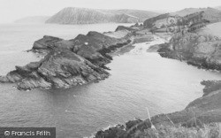 The Coastline From Watermouth c.1960, Combe Martin