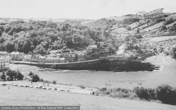 Photo of Combe Martin, The Harbour And Newberry Beach c.1965