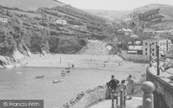 The Harbour c.1955, Combe Martin