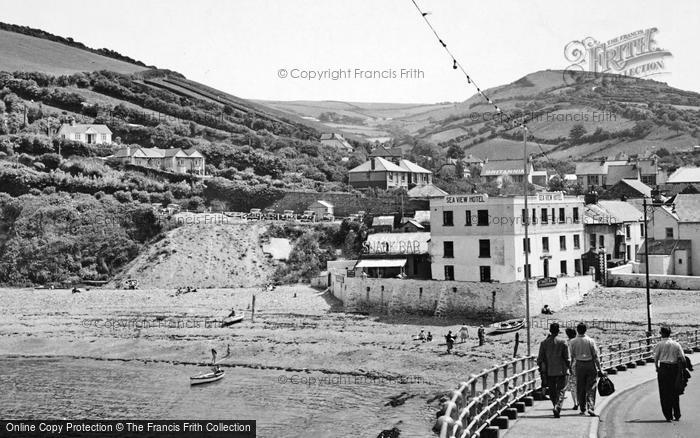 Photo of Combe Martin, The Harbour c.1955