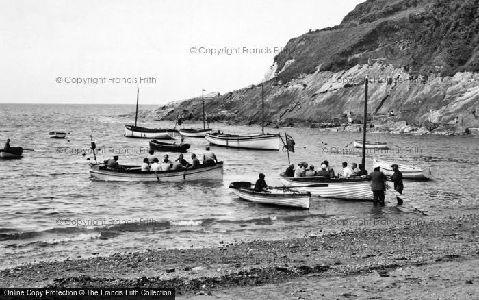 Photo of Combe Martin, The Harbour c.1955