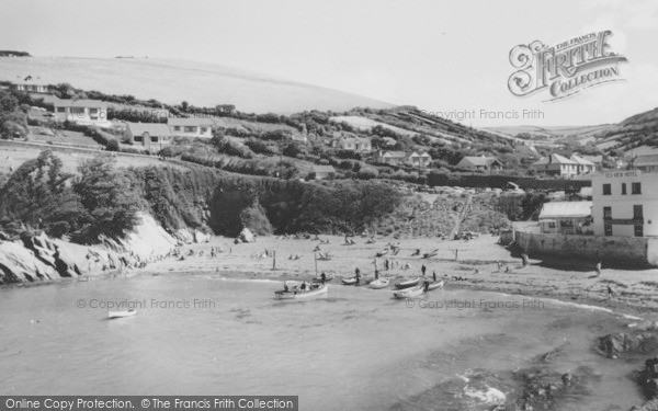 Photo of Combe Martin, The Harbour c.1965