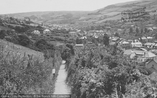 Photo of Combe Martin, The Path To Hangmans Hill c.1955
