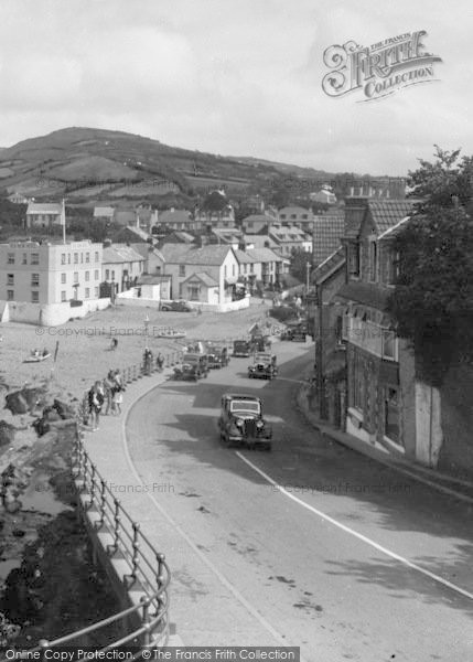 Photo of Combe Martin, View Down The Hill 1937