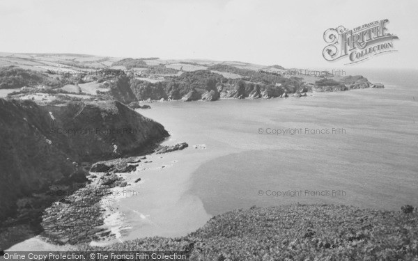 Photo of Combe Martin, View From Hangman Hill c.1960