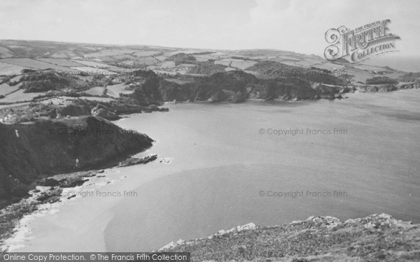 Photo of Combe Martin, View From Hangman Hill c.1960