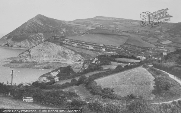 Photo of Combe Martin, View Of Cliffs 1926
