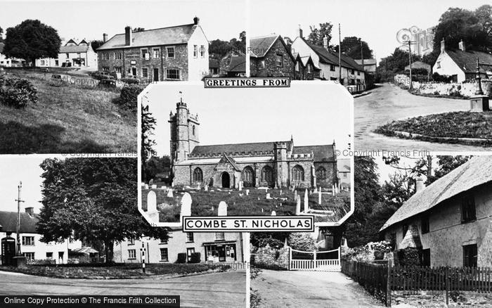 Photo of Combe St Nicholas, Composite c.1955
