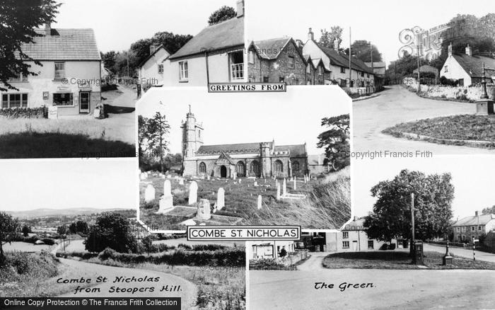 Photo of Combe St Nicholas, Composite c.1960