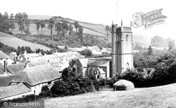 All Saints Church And The Village 1890, Combeinteignhead