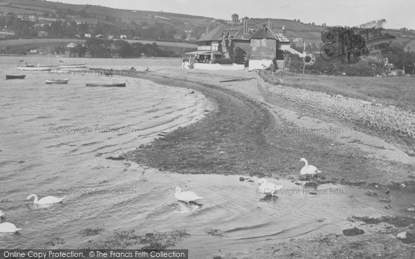 Photo of Combeinteignhead, Swans At Coombe Cellars 1925