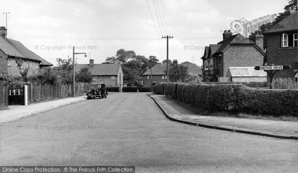 Photo of Comberbach, Mather Drive c.1955