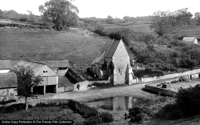 Photo of Combpyne, Church Of St Mary And Village Pond 1900