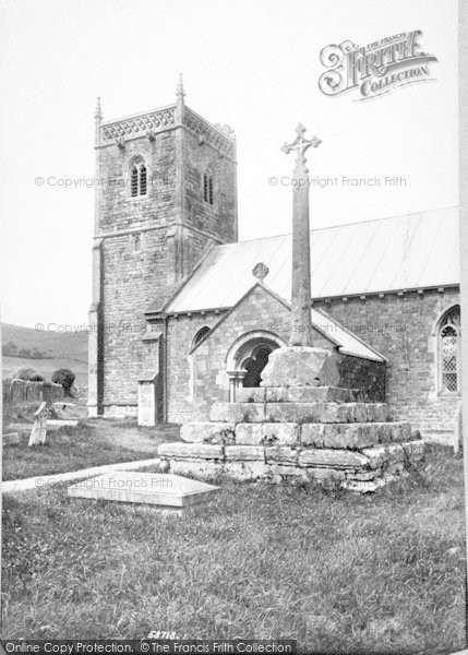 Photo of Compton Bishop, Church And Cross 1907