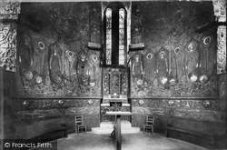 Cemetery Chapel Interior 1904, Compton