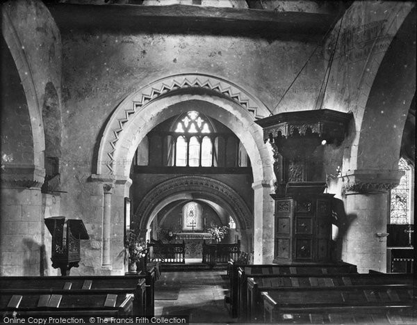 Photo of Compton, Church Interior 1931