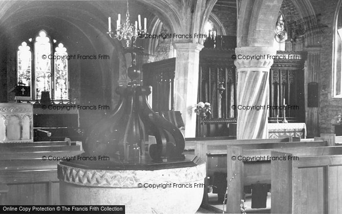 Photo of Compton Martin, The Church Interior c.1955