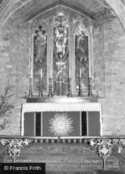 The Church Interior, The Altar c.1955, Compton Martin