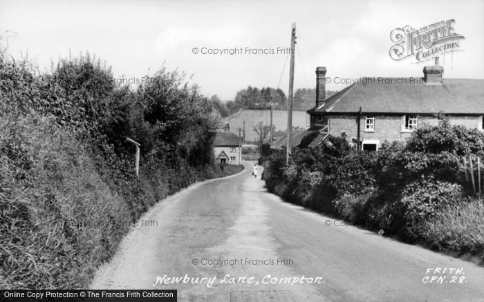 Photo of Compton, Newbury Lane c.1955