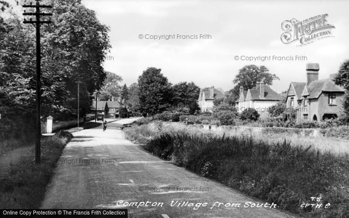 Photo of Compton, Village From South c.1955