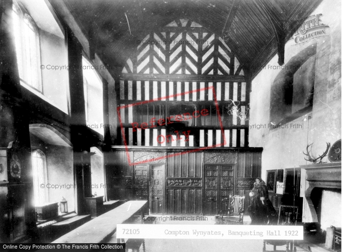 Photo of Compton Wynyates, Banqueting Hall 1922