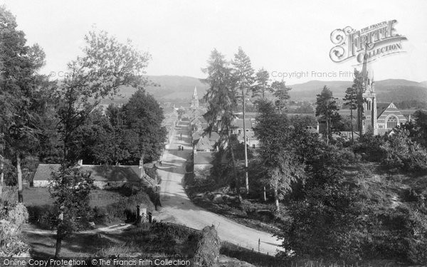 Photo of Comrie, From North West 1899