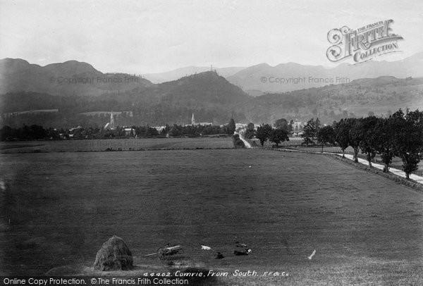 Photo of Comrie, From South 1899