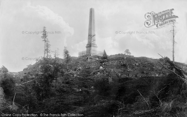 Photo of Comrie, Melville Monument 1899