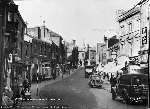 Photo of Congleton, Bridge Street c.1950