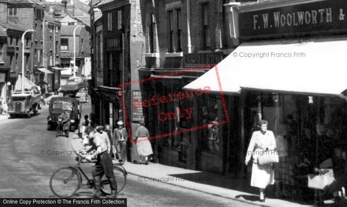 Photo of Congleton, Bridge Street c.1955