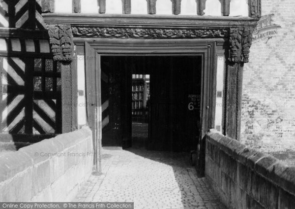 Photo of Congleton, Little Moreton Hall Entrance c.1955