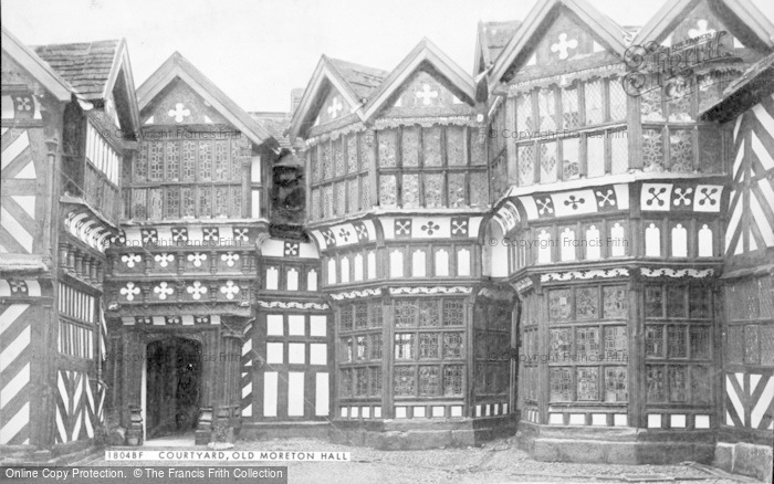 Photo of Congleton, Little Moreton Hall, The Courtyard c.1910