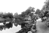 River Dane And Entrance To Park 1898, Congleton